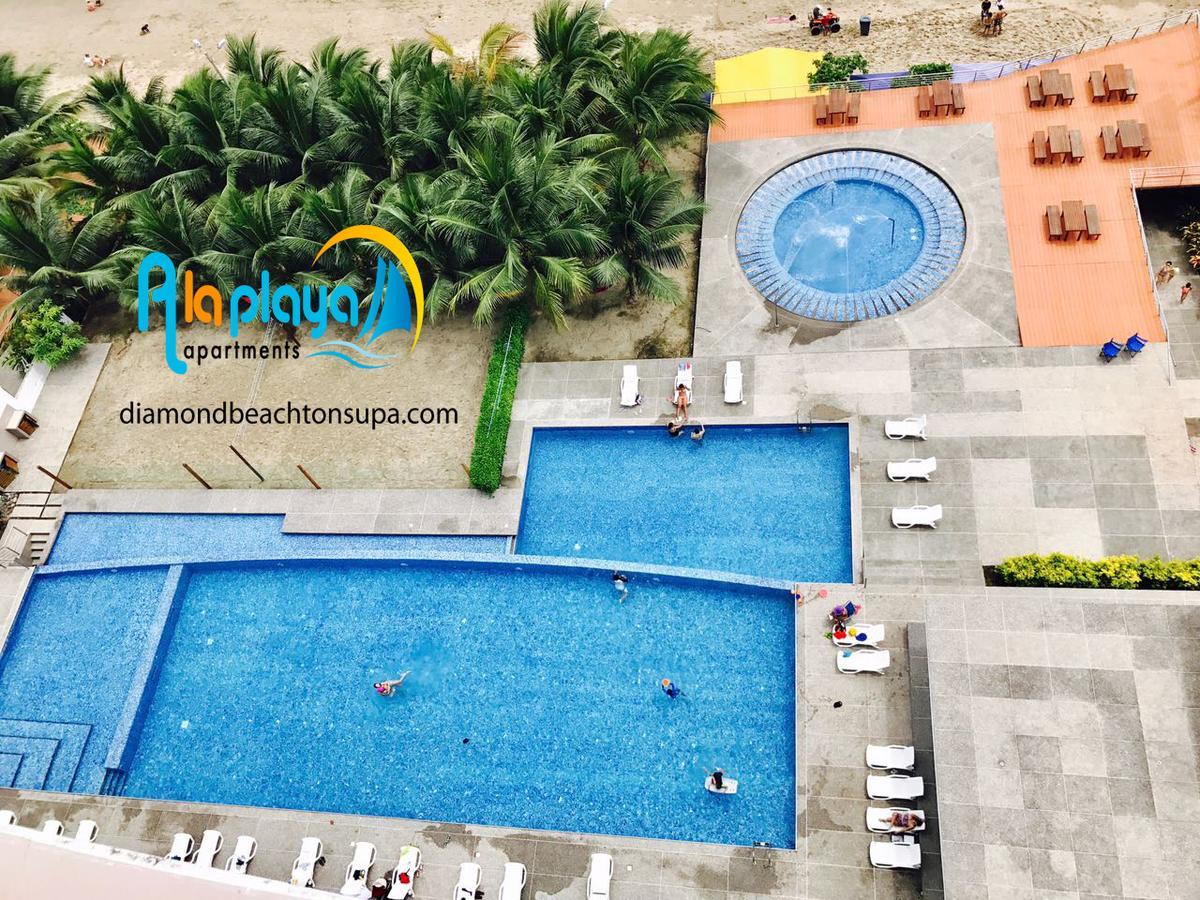 Resort Playa Azul Departamentos Frente Al Mar Tonsupa Eksteriør bilde