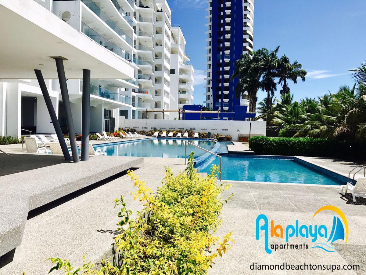 Resort Playa Azul Departamentos Frente Al Mar Tonsupa Eksteriør bilde
